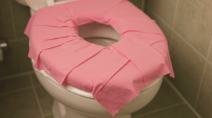 AFTER READING THIS, YOU'LL NEVER PUT TOILET PAPER ON A TOILET SEAT AGAIN!